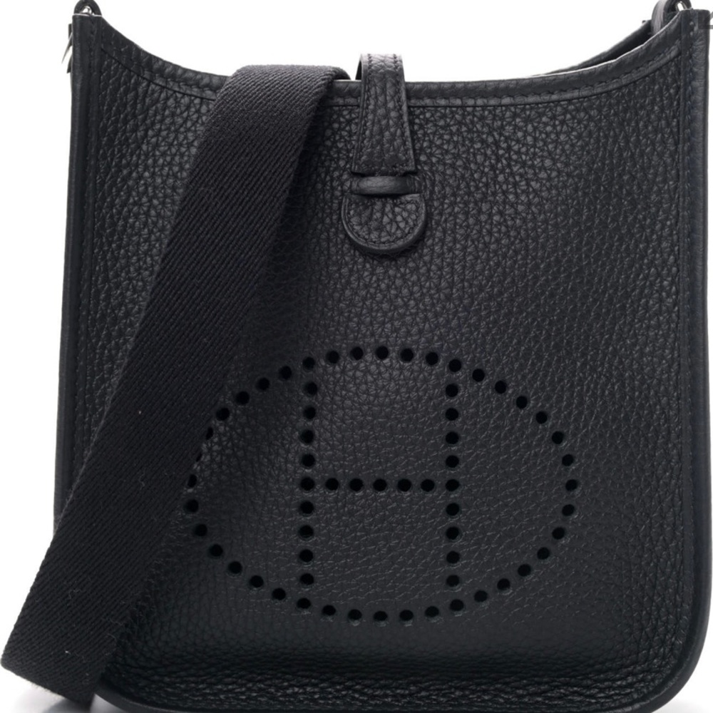 Hermès Evelyne TPM Black with Silver Hardware SHW NEW